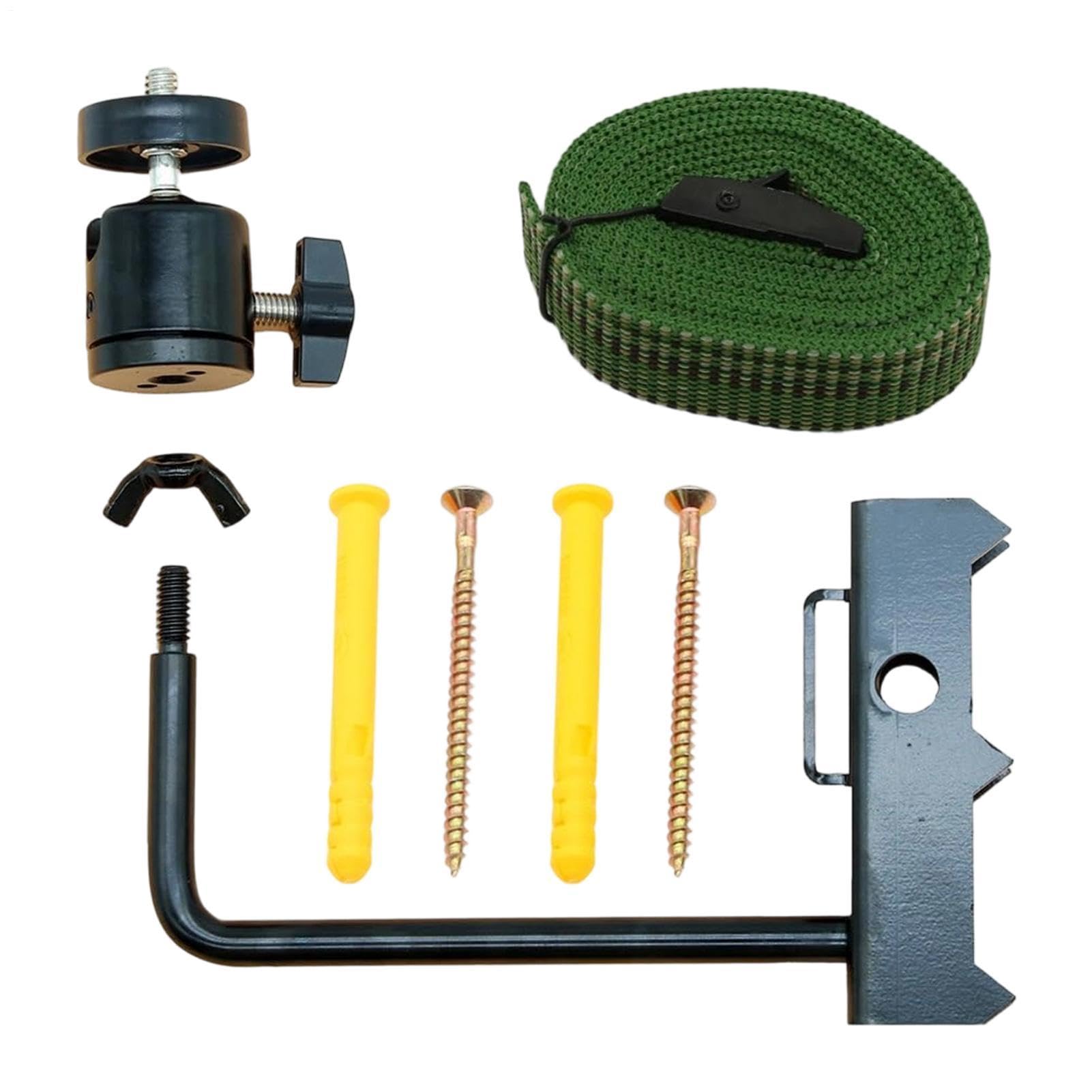 Soporte para cámara de vida silvestre, cabeza ajustable de 360 grados, soporte de cámara de vida silvestre para árbol, para fotógrafos, profesionales, entusiastas del tronco, poste de