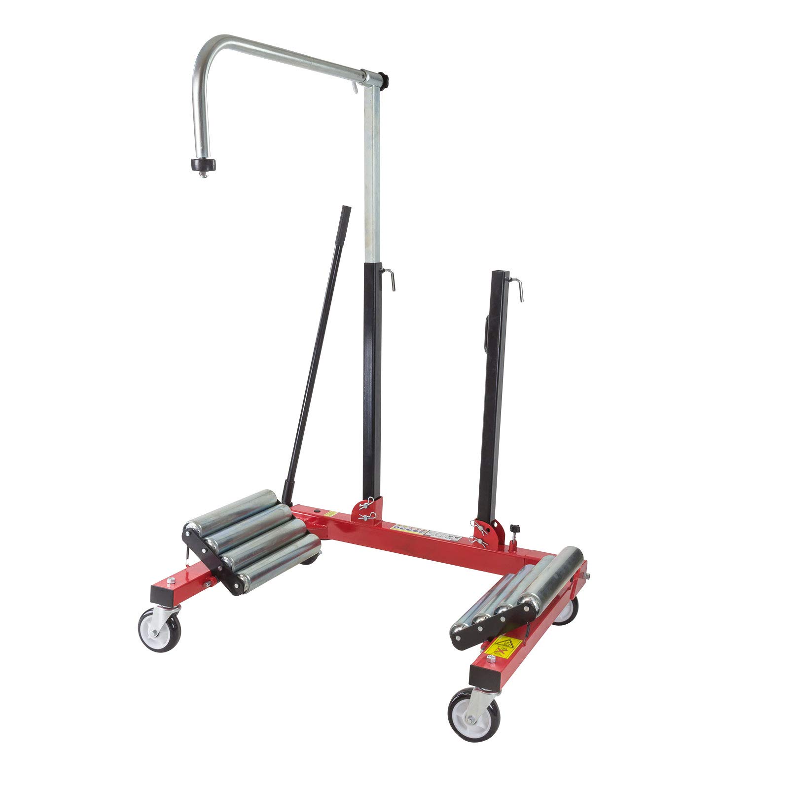 DEMA Reifenwechselhilfe 1200 kg, Reifenmontierhilfe, Radheber, hydraulisch, fahrbar, stabil für LKW, Traktor, Werkstatt