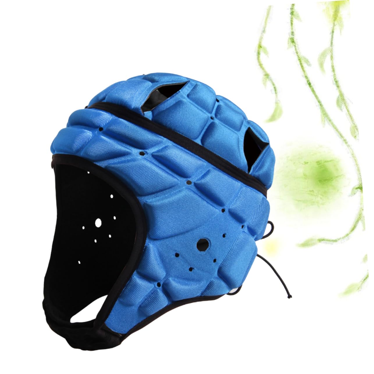 YARNOW 3 Pezzi Casco Da Calcio Per Attrezzatura Protettiva Da Rugby Cappello Traspirante Comodo Estensione Flessibile