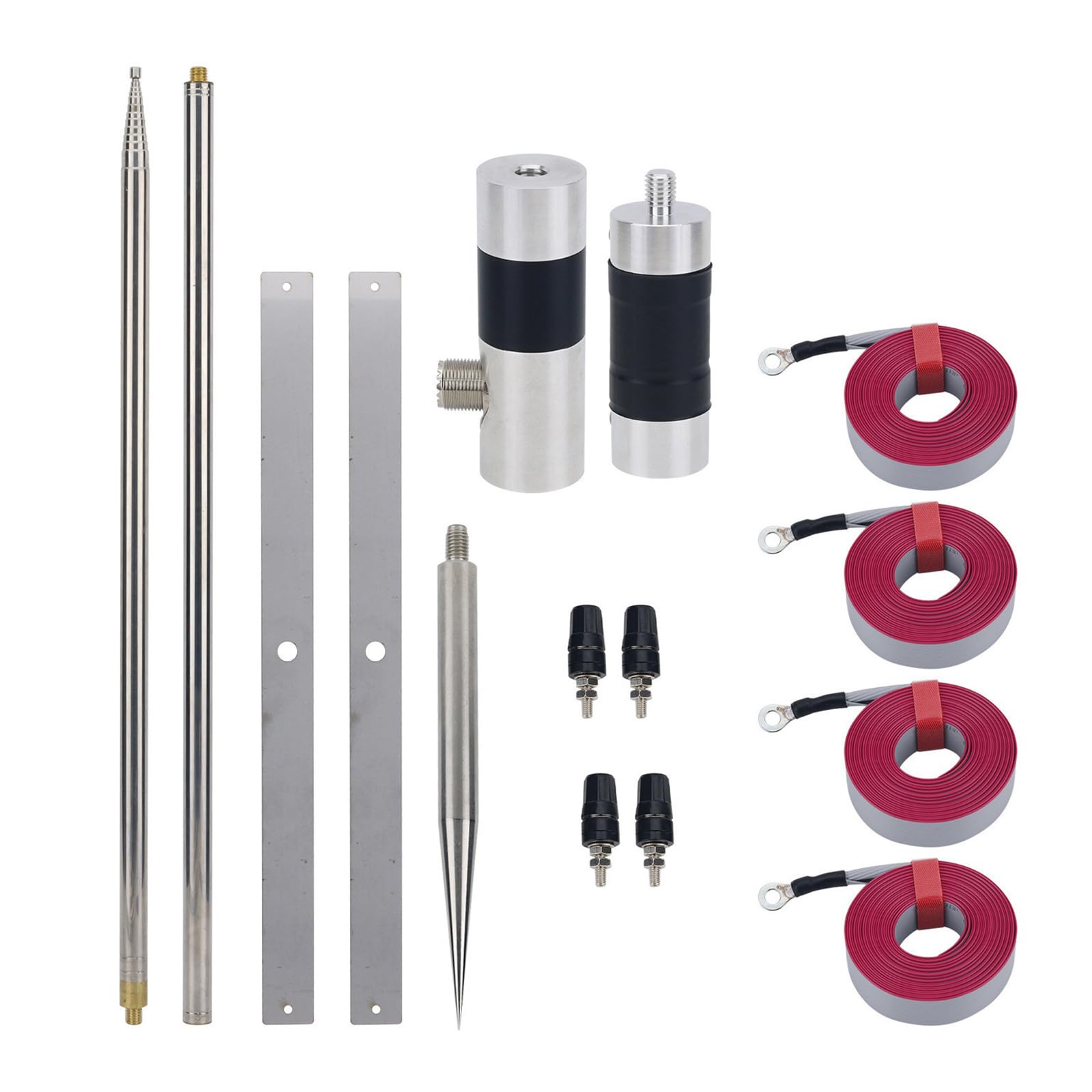 Antenna radio HF portatile 7-54MHz 200W Kit antenna ad alta frequenza SSB CW FM per campo/emergenza/formazione/all'aperto