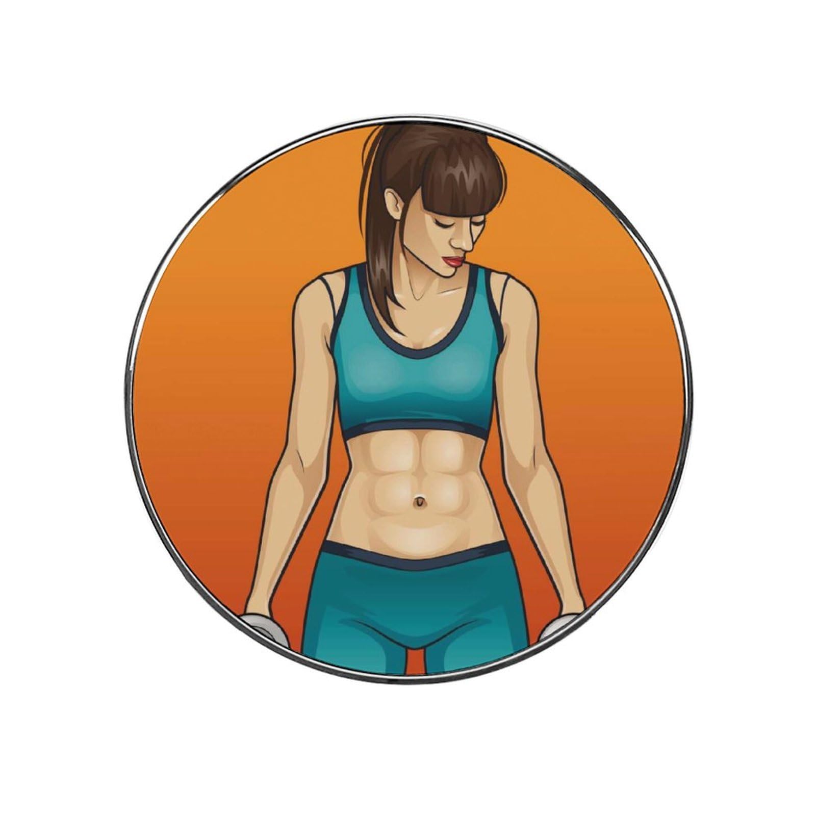 Woman Fitness Magnets For Fridge Kitchen Decoration For Refrigerators Whiteboards