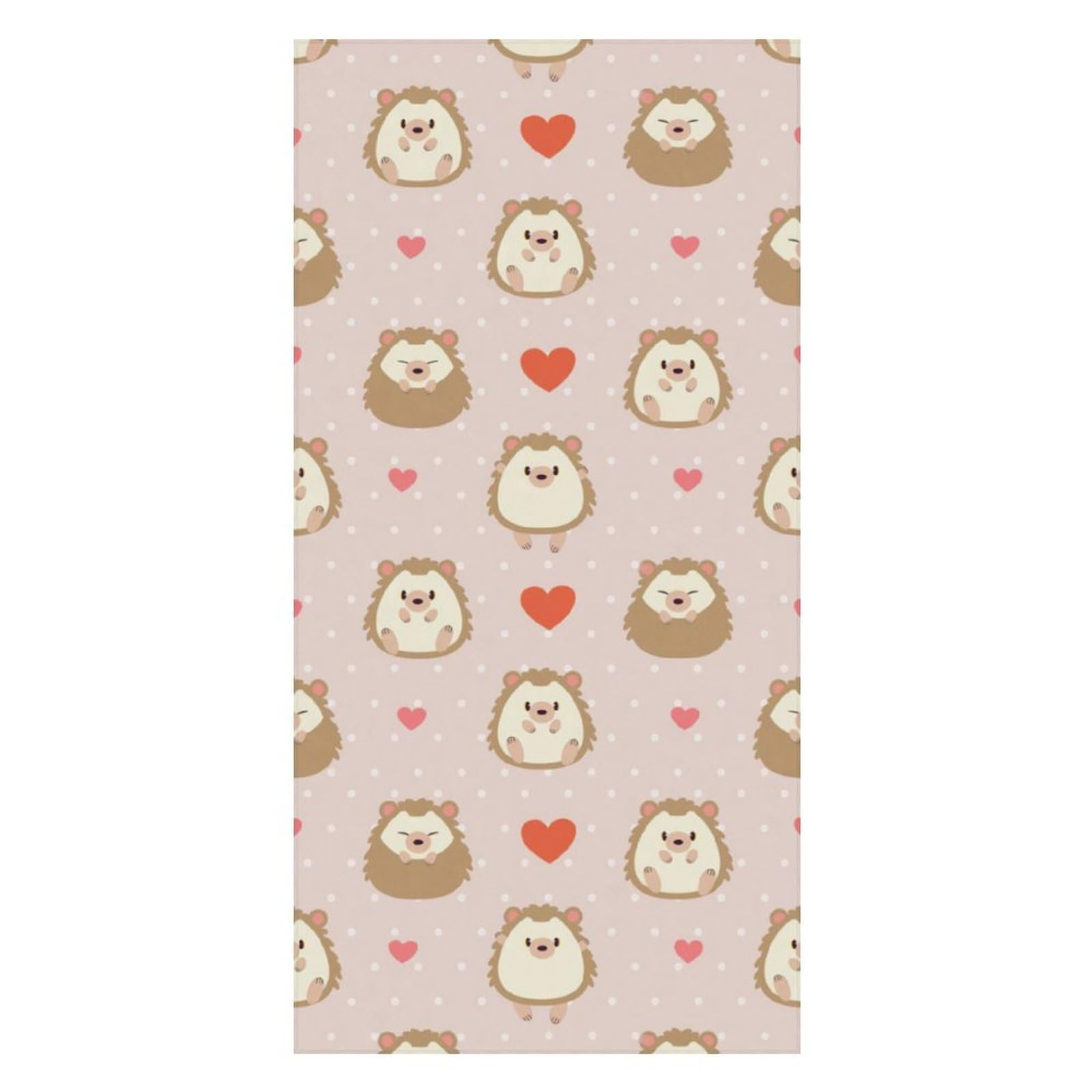 LWORZIIB Beach Towel, Cute Cartoon Hedgehog Bath Towel, Pool Towel Great for Gym Swimming 80 X 160cm