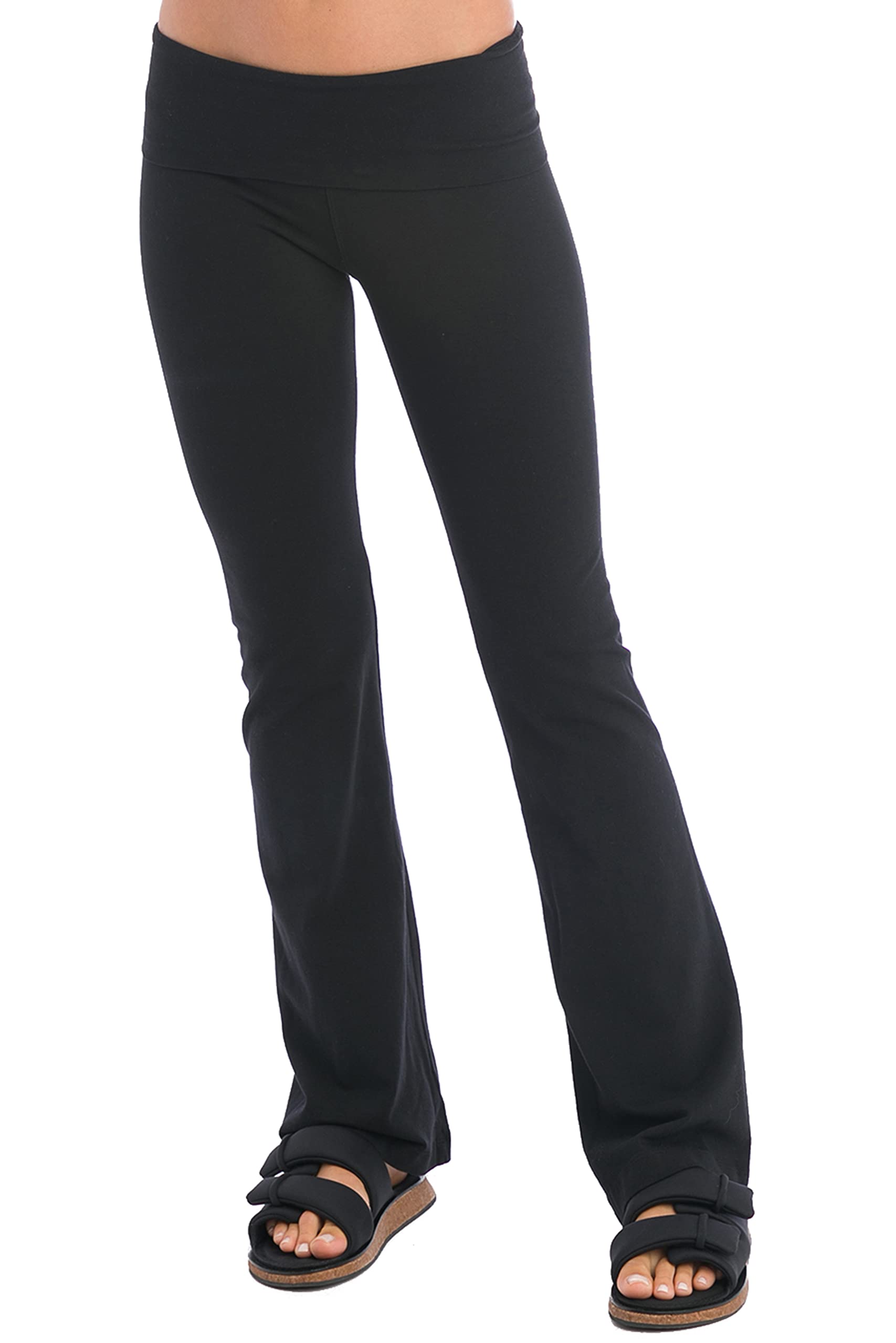 Hard TailRolldown Bootleg Flare Pants