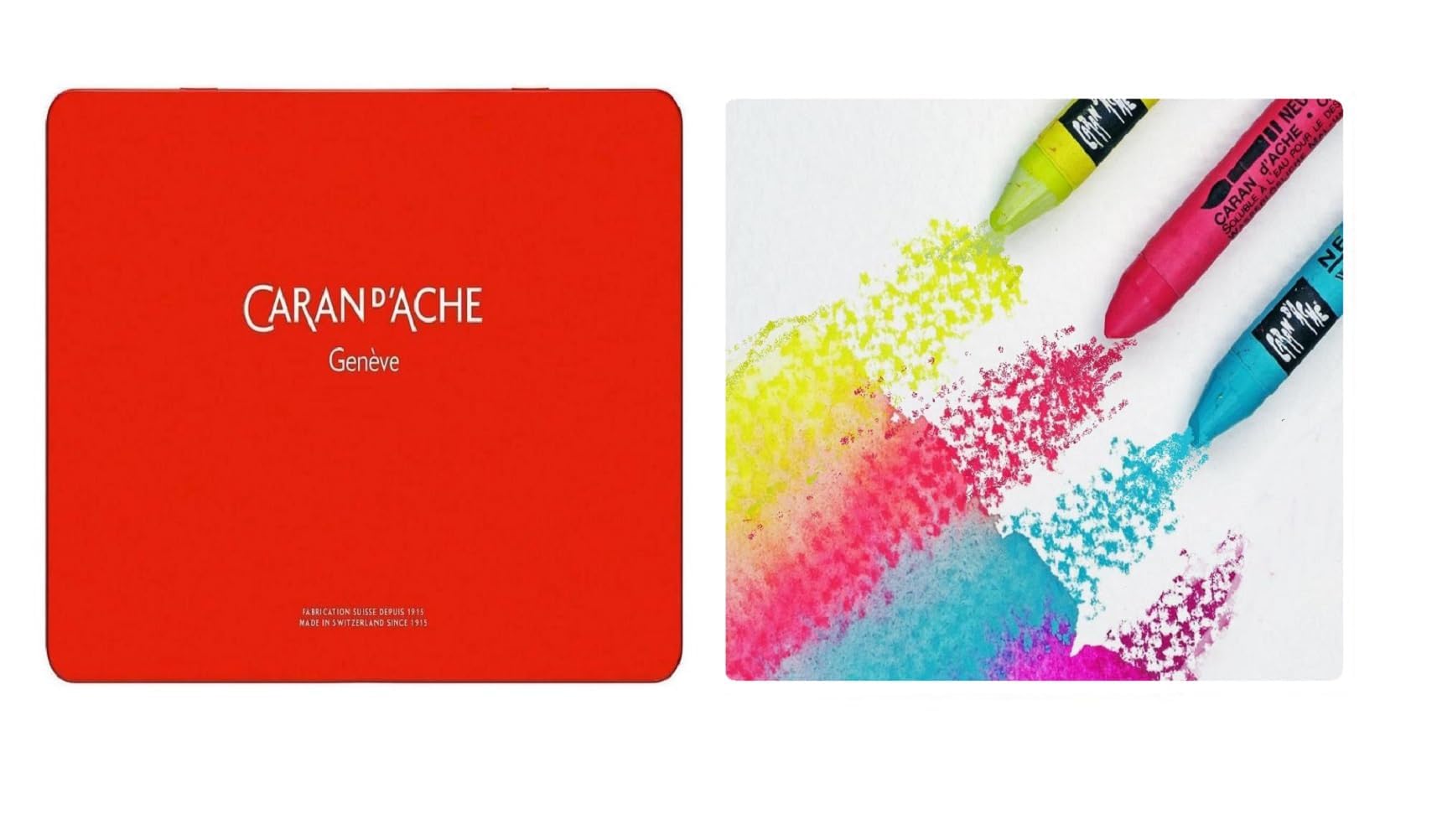 Caran d'Ache Neocolor II Wachspastellkreiden, Aquarellstifte, 30 Stück