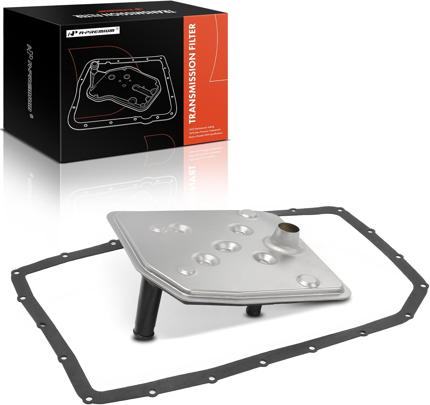 A-Premium Automatic Transmission Fluid Filter with Pan Gasket, Compatible with Ford F-150 F150 2015-2020, Replaces FL3Z7A098A, FL3Z7A098B