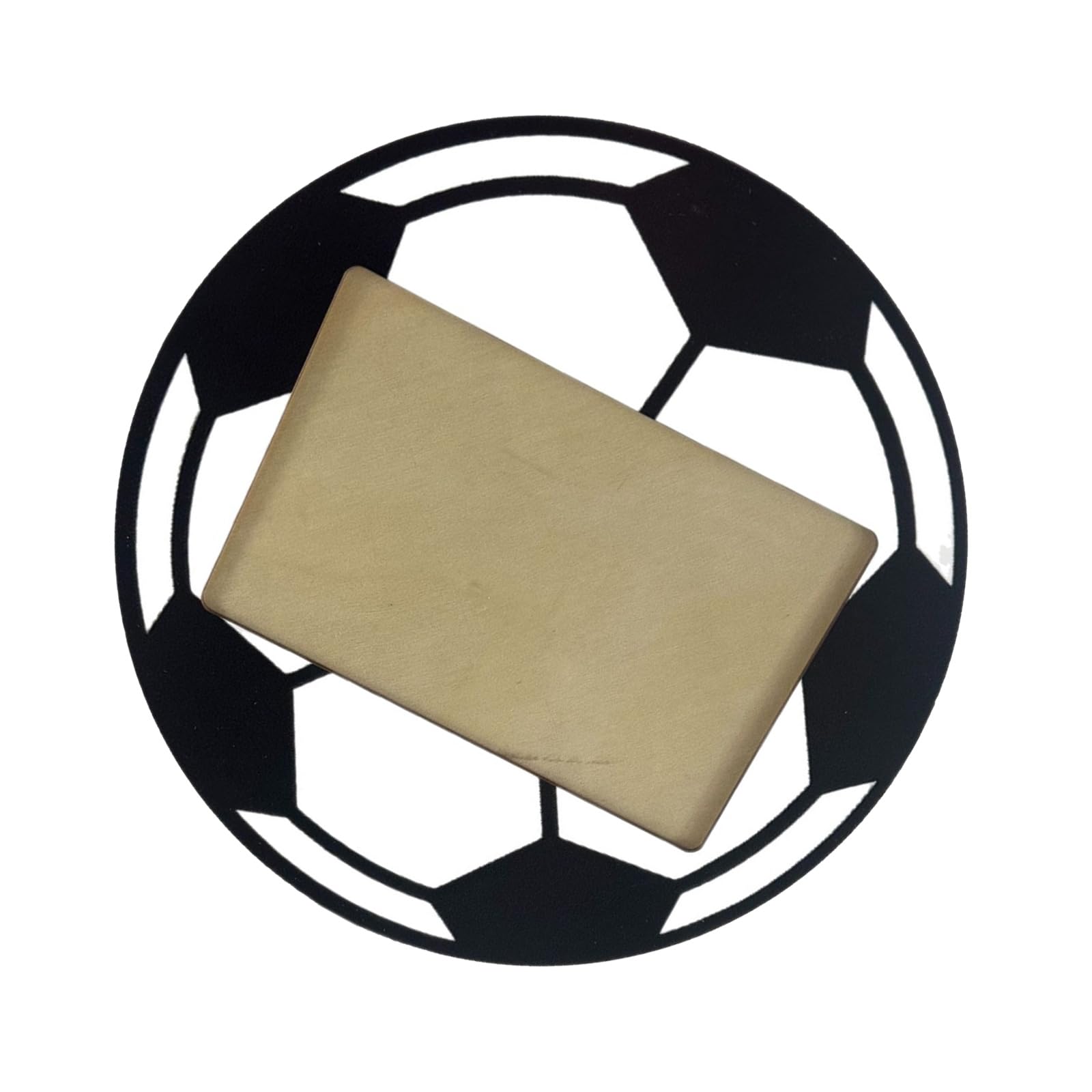 Zxfdsfdbnm Engraved Wood Photo Frame Highlighting Traditional Sports Ball Patterns Great for Group Photos Football Photo Frame