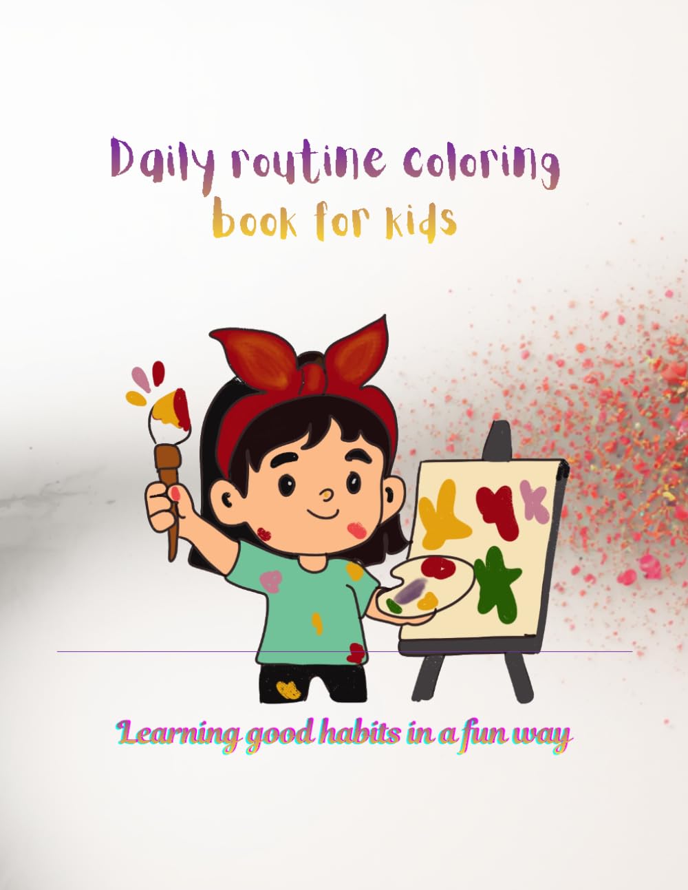 Daily Routine coloring book for kids: Learn good habits in a fun way
