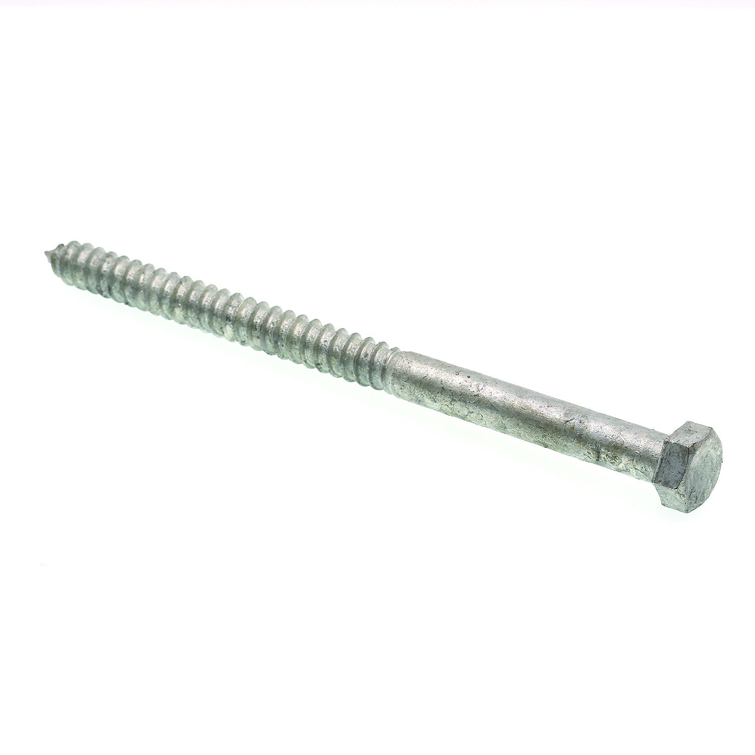 Vis à tête hexagonale lag bolt 1/2x8 en acier galvanisé de Prime-line pour fixation lourde