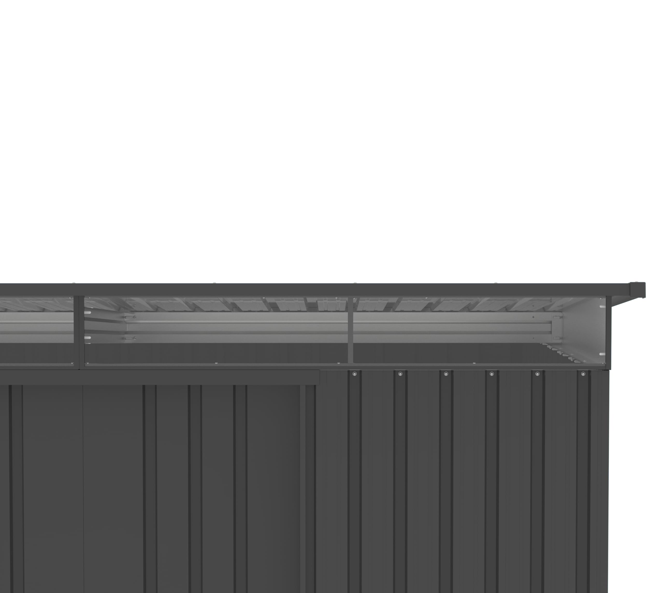 tepro Casetta per attrezzi in metallo Multi Shed XL Skylight, dimensioni: 263 x 184 x 202 cm