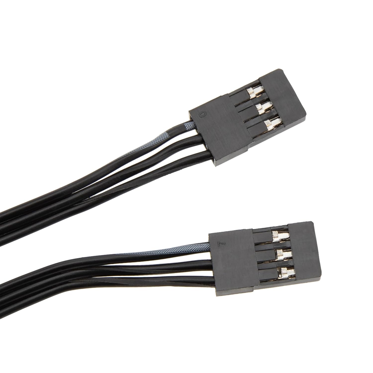 MEUS RACING 3PCS Mini RC Servo Extension Cable Wire Splitter for RC Models Cars Airplanes Robots, Dupont Female to 2.54mm 3-Pin Plug (Group B)