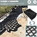 OHHRRIDGO Shed Base Plastic Grid,Heavy-Duty Geogrid for Gravel & Soil Stabilization - 2