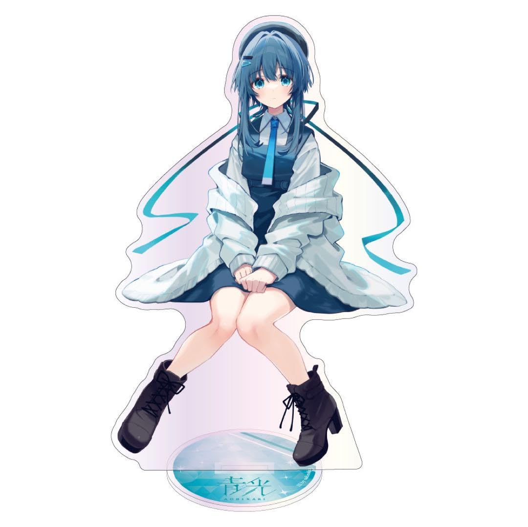 Amazon.co.jp: おしおしお 初個展 青 限定オーロラアクリルスタンド