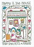 Dimensions Crafts Crewel Embroidery, House Sampler