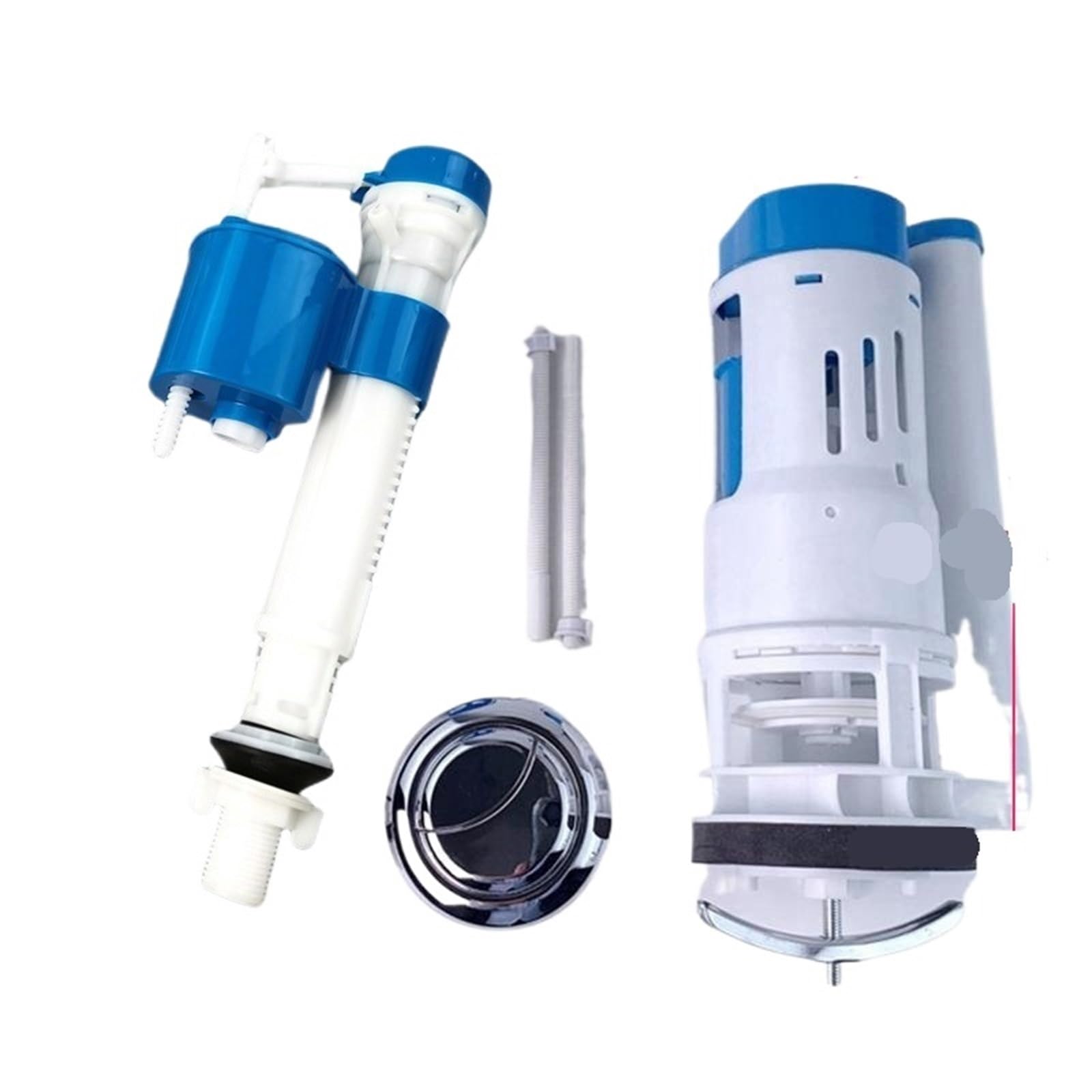 Padgcnor One Color Toilet Flush Valve Toilet Drain Intake Valve Tank Fittings Inlet Flush Water Saving Piece Cistern Mechanism Wc Kits(One-Pieces 24Cm B2)