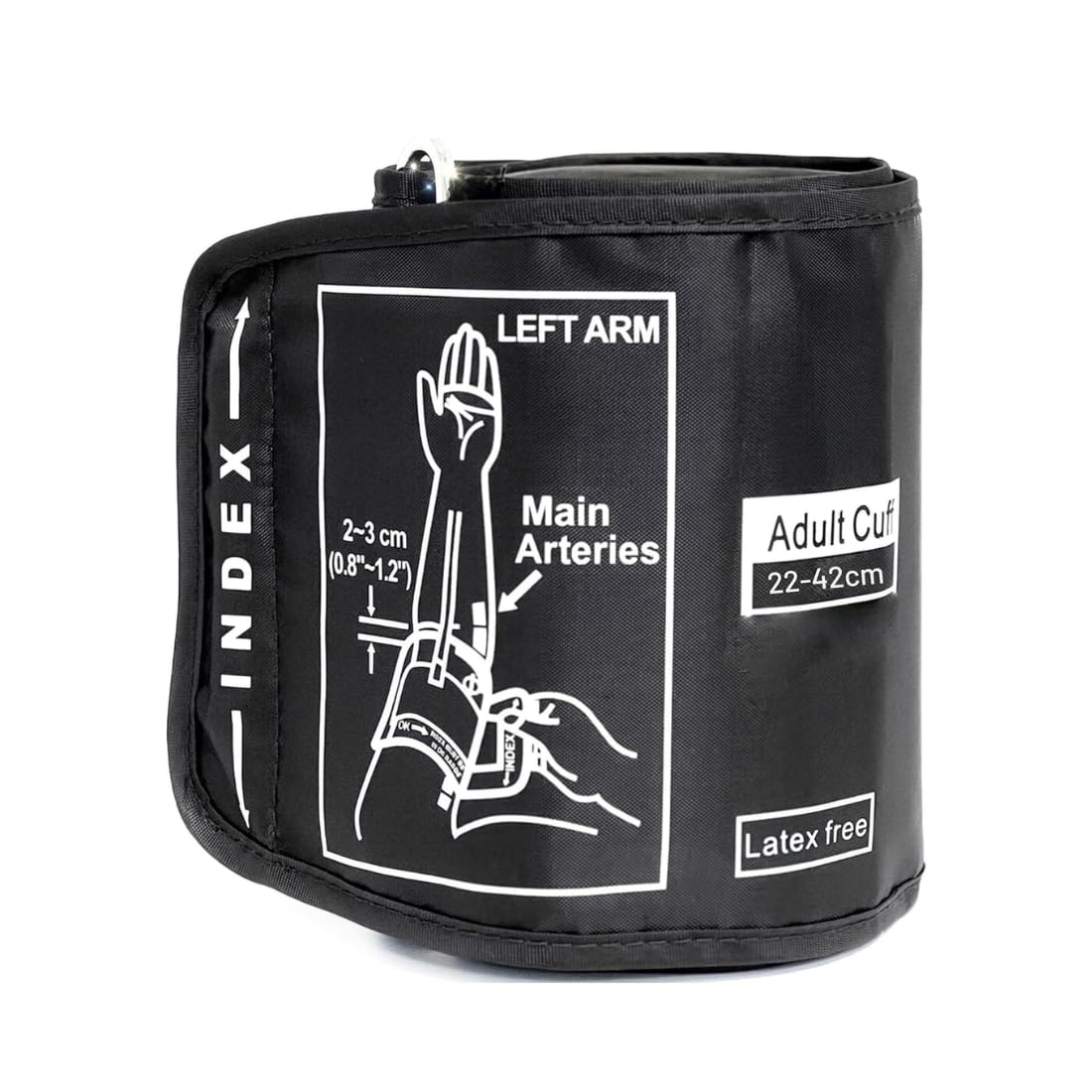 Blood Pressure Monitor Cuff | Extra Long for BP Machine Cuff Replacement | Size XL (22-42cm) | Compatible with All Brands | Works with All BP Machines-image-39