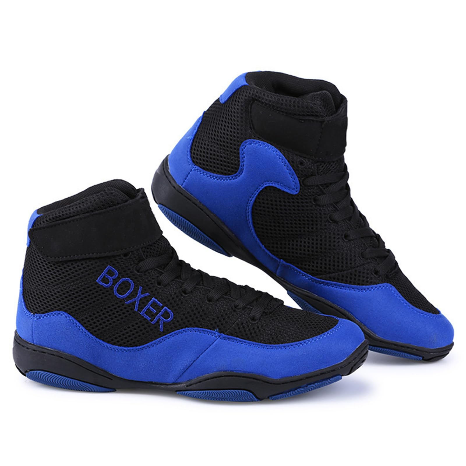 Scarpe da Boxe Pugilato Uomo Antiscivolo Scarpe da Wrestling Leggere per Allenamento in Palestra, Competizione e Sport Combattimento
