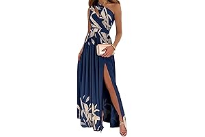 Formal Maxi Dress for Evening Parties and Bridesmaids