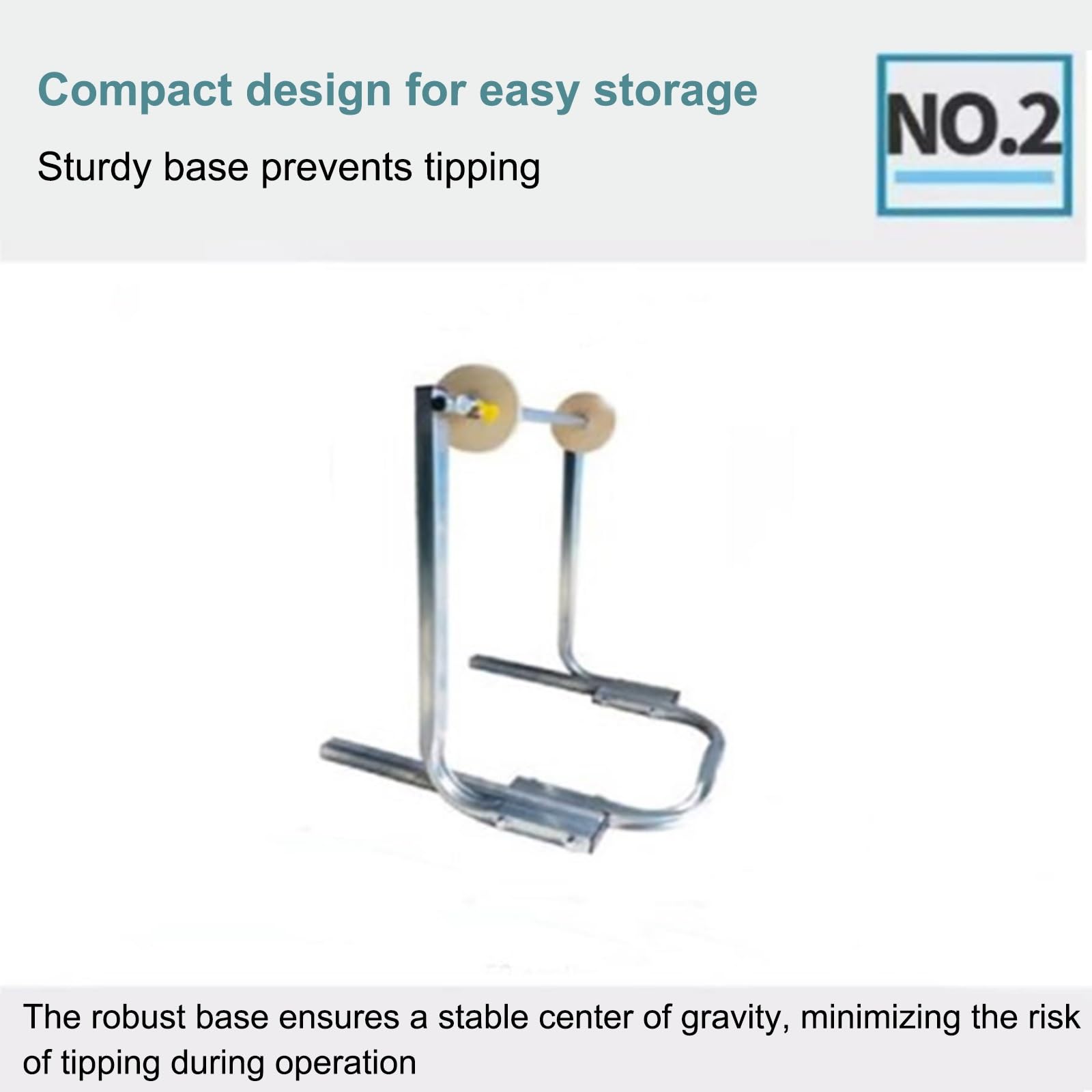 Dispenser per pluriball, supporto pieghevole per pellicola a bolle, ideale per logistica, spedizione e stoccaggio, comodo taglierino per un facile utilizzo