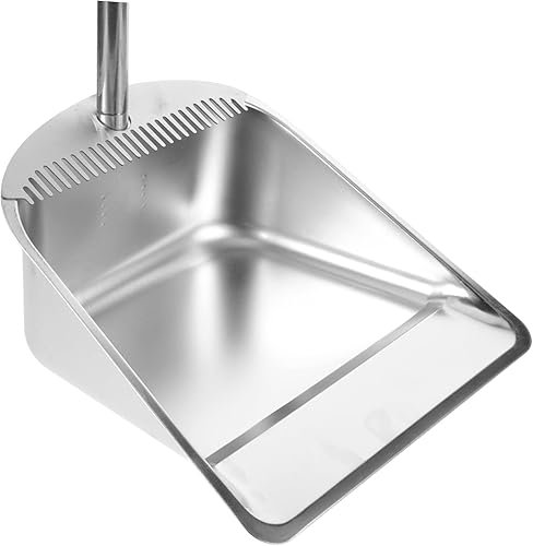 Miniatura 6 de DOITOOL Recogedor con mango largo para limpieza del hogar, recogedor de mango largo, recogedor vertical de pie, recogedor de basura, pala de acero