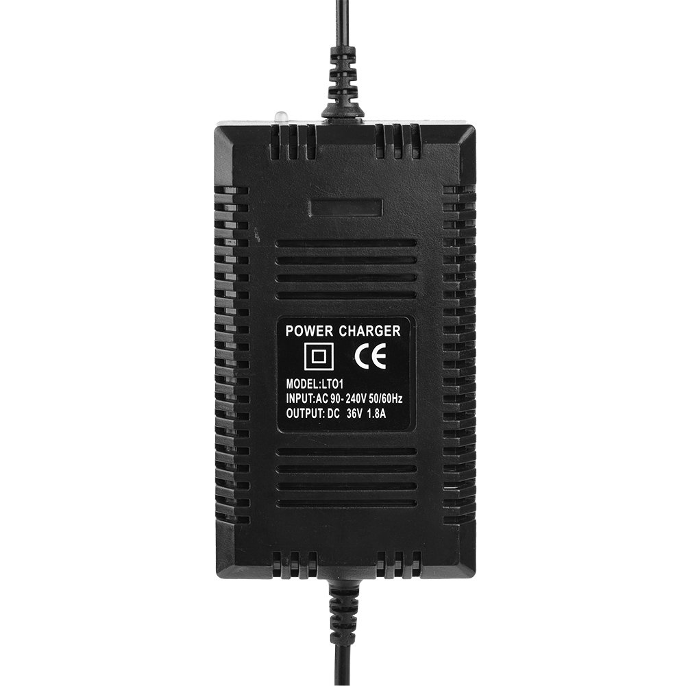 Annadue Caricabatteria da 36 V, Caricabatteria al Piombo Adatto per Scooter Elettrici, ECC., Spegnimento Automatico a Carica Completa