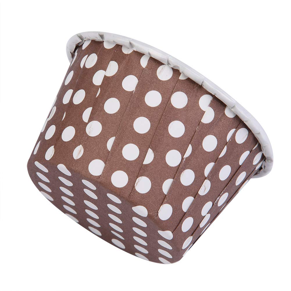 Nikou Tasse à Gâteau, 100PCS Mini Cupcake Doublures Papier Gâteau Rond Tasses à Pâtisserie Cas Muffin Fête à La Maison Mariage