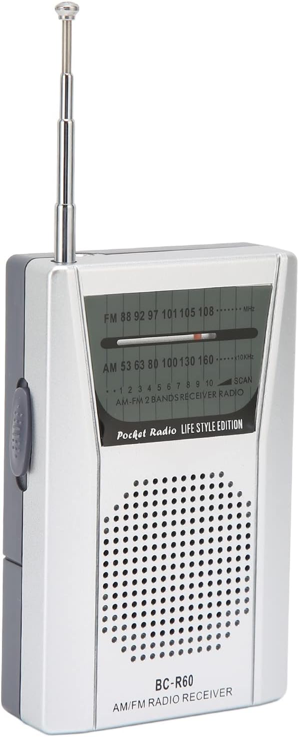 Portable Radios, Pocket AM/FM Radio, Mini Radios, with 5W