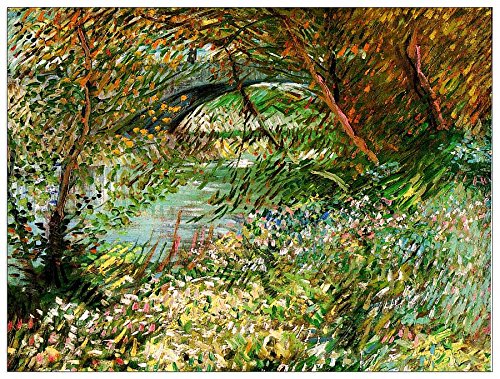 Tableau de Seine par Van Gogh : panneau décoratif en bois pour illuminer un mur sombre