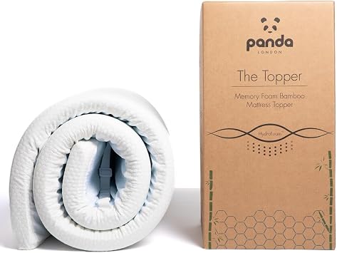 Panda Memory Foam Bamboo Mattress Topper 2024 2024, EU Single