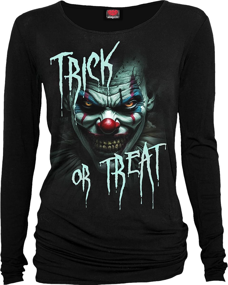Spiral - Trick Or Treat - Baggy Top Black - M