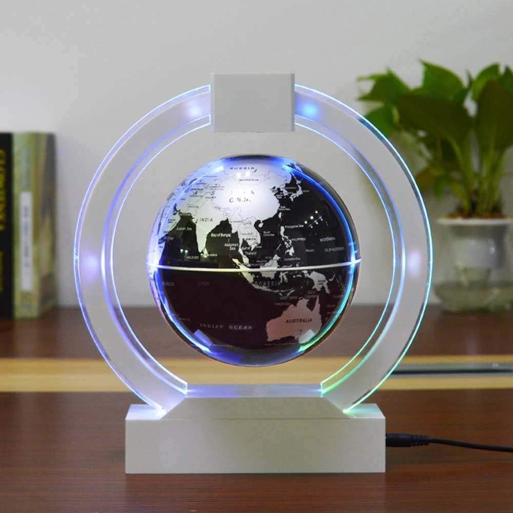 Magnetic Levitation Floating Globe, Levitation Floating Globe O-Shaped 6 Inch Home Decoration Creative Gift Anniversary Birthday