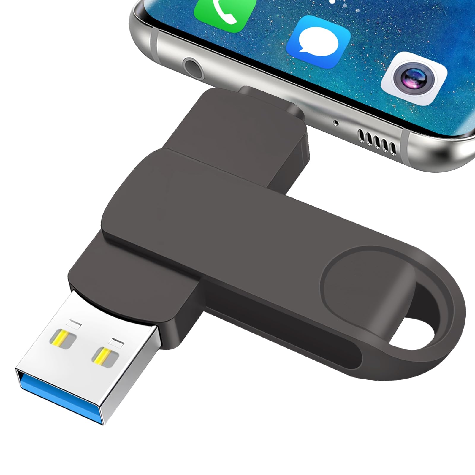belastik Chiavetta USB C 512 GB - Pendrive USB C & USB A ad Alta Velocità Pennetta USB Tipo C Pen Drive USB 3.0 512GB di Grande Capacità 2 in 1 OTG Penna USB per Computer, Tablet, Smartphone