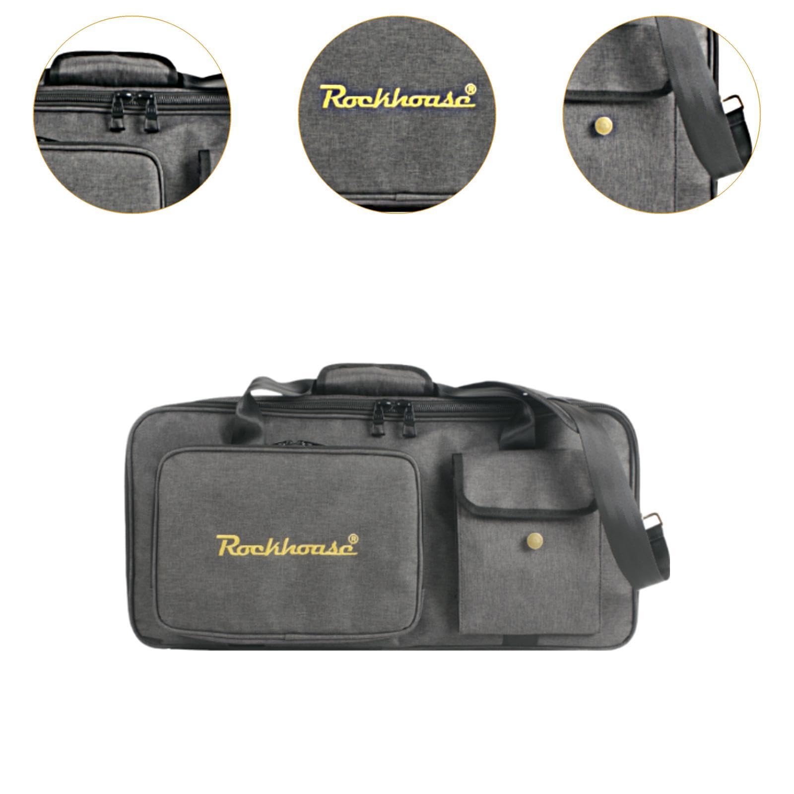 Guitar Guitar Multi Efectos Efecto de bolsa de pedal Pedalboard Carry Bag Ensayos Portable Pedalboard Pelipadora Poliquita Bolsa de guitarra Bolsa de, 58cmx29cmx16cm