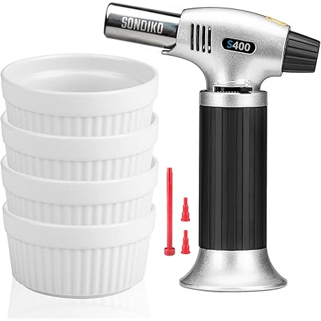 Sondiko Creme Brulee Kit: Culinary Artistry at Your Fingertips