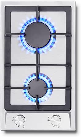 Piano Cottura Gas SNDOAS 5 Fuochi - 70cm, Nero, 10400W, Con Protezione Fiamma, Per Gas Naturale E GPL - Foto 6