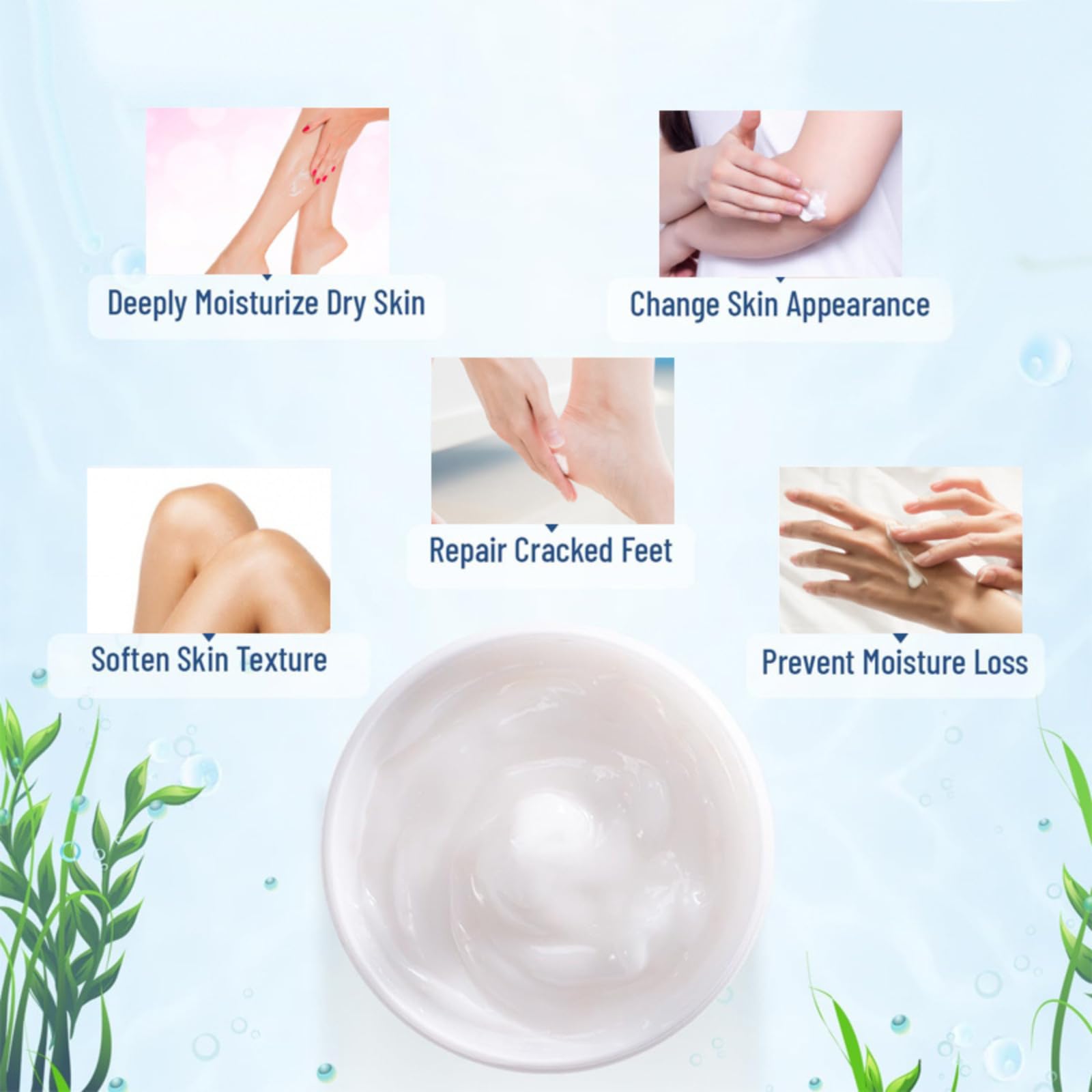 Urea Cream 40 Percent, Urea Foot & Hand Cream for Cracked Heels and Dry Skin 40% Urea Foot Cream for Deep Moisturizing Dry - Image 3