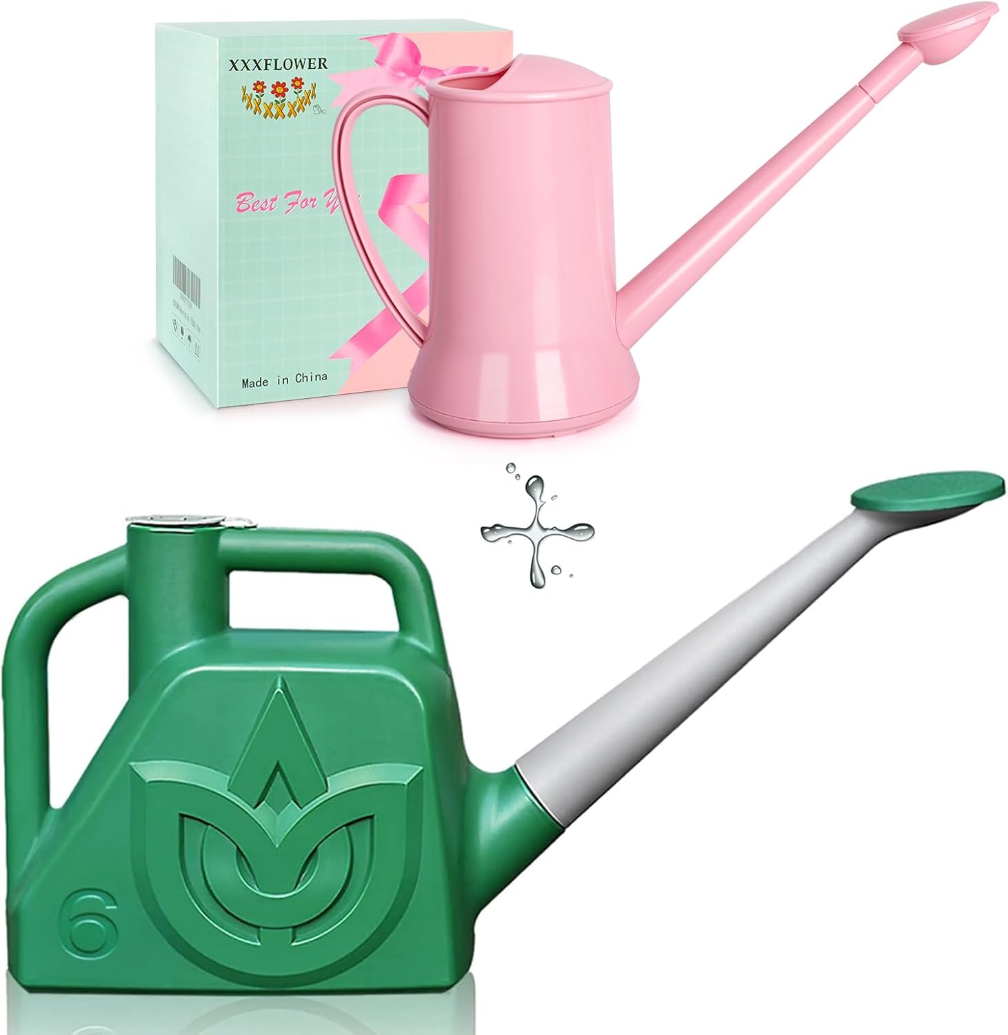XXXFLOWER 6L Watering Can+2L Watering Can