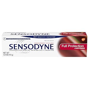 Sensodyne Full Protection Plus Whitening Toothpaste 4 oz Pack of 10