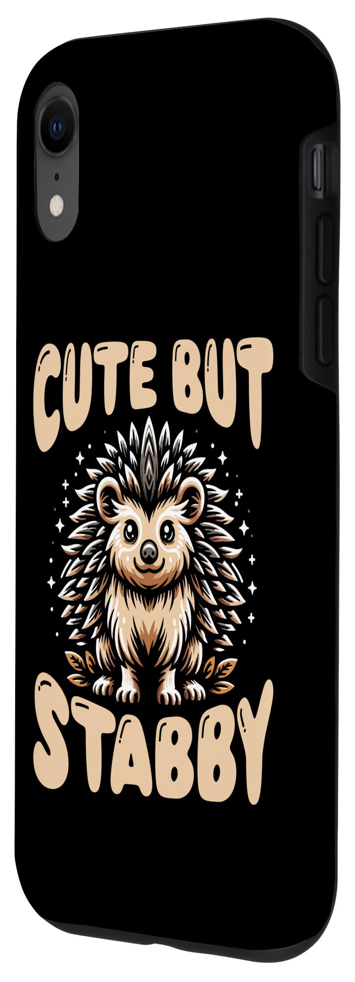 Adorable Yet Fierce Hedgehog - Cute But Stabby Case for iPhone XR - Image 2