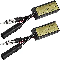 Expansor de banda FM para carro, 2 unidades, expansor de banda FM de rádio para carros japoneses