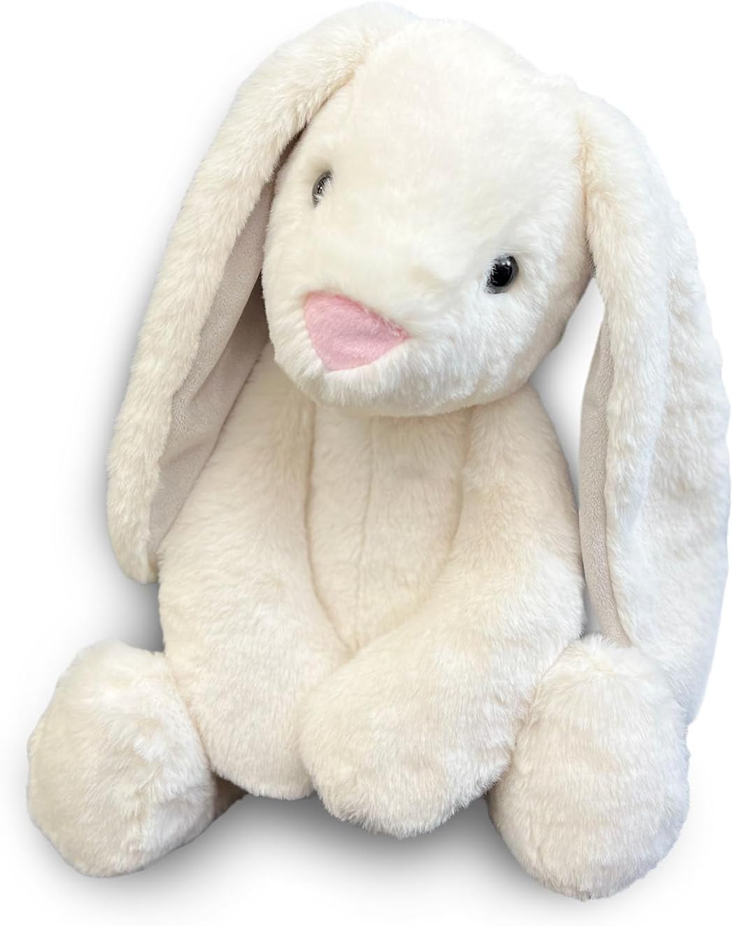 World's Softest Plush Stuffed Animal for Baby, Toddler, Kids, Adults - Adorable Toy Made from Kid-Friendly, Quality Materials - Lushee Off White BriBri Bunny, 20"