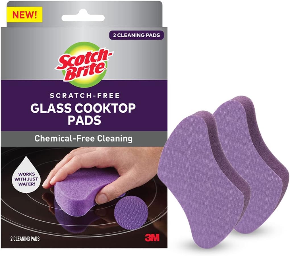 Weiman Cooktop Scrubbing Pads, 3 Count ScratchFree