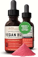 Live Conscious Vegan Vitamin B12 Sublingual Liquid Drops | Methylcobalamin Max Strength B12 5000mcg Formula | Vegan B 12 Vitamin Support Energy | Promote Memory & Aid Immune System | 60 Serving