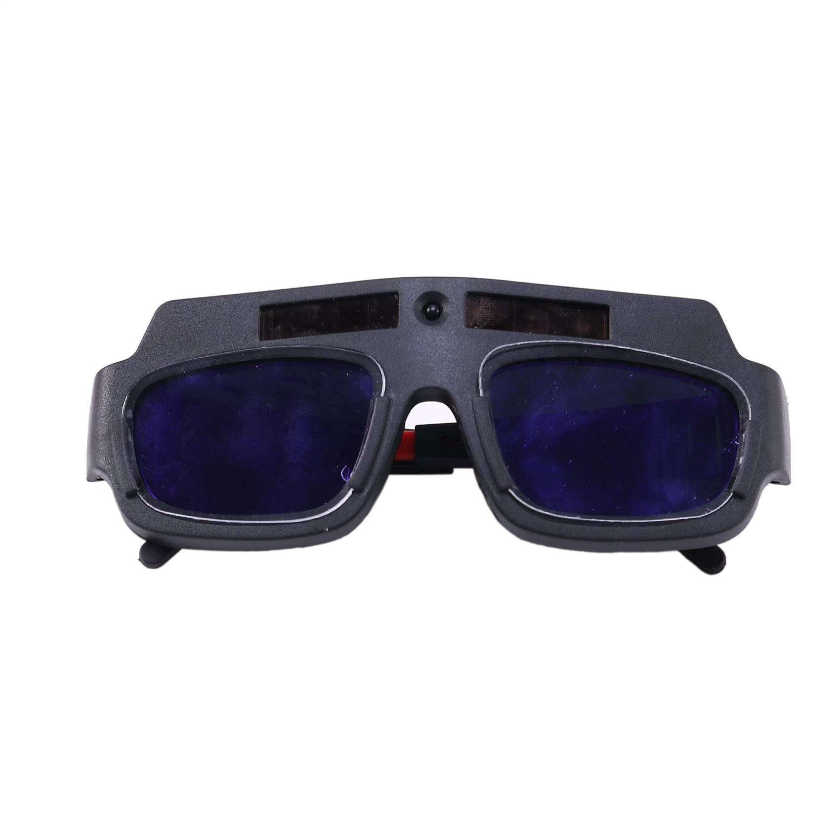 6 StüCk Solar Betriebene Auto Verdunkelung SchweißMaske Helm Brille SchweißEr Brille Arc Anti-Shock Linse für Augenschutz