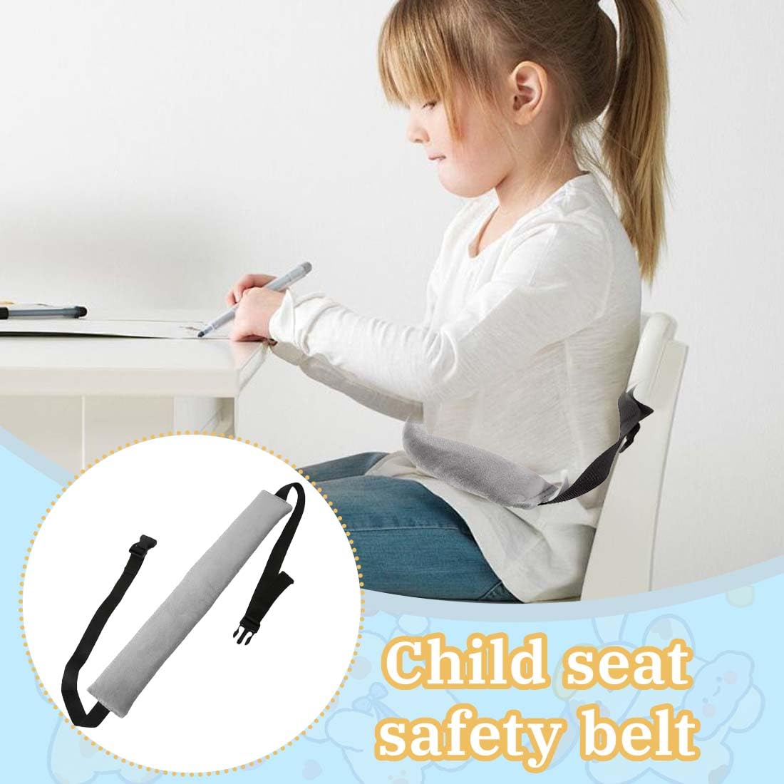 1 Pezzo Cintura Seggiolone Pappa, Cinturino Sicurezza Bambini, Cinghia Passeggino, Adatto Per Sdraietta Neonati, Sedie E Carrelli