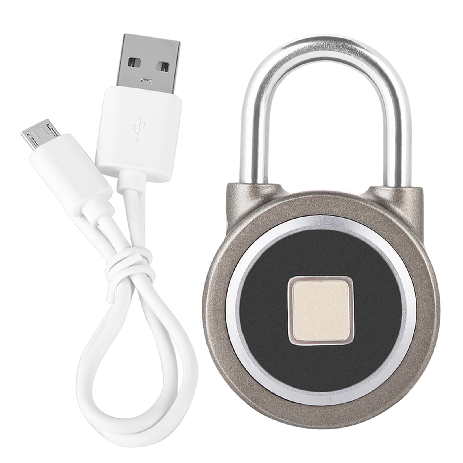 Candado Inteligente con Huella Dactilar, Cerradura Bluetooth Resistente Al Agua con Control de Aplicación para Puerta de Casa, Mochila y Seguridad de Oficina