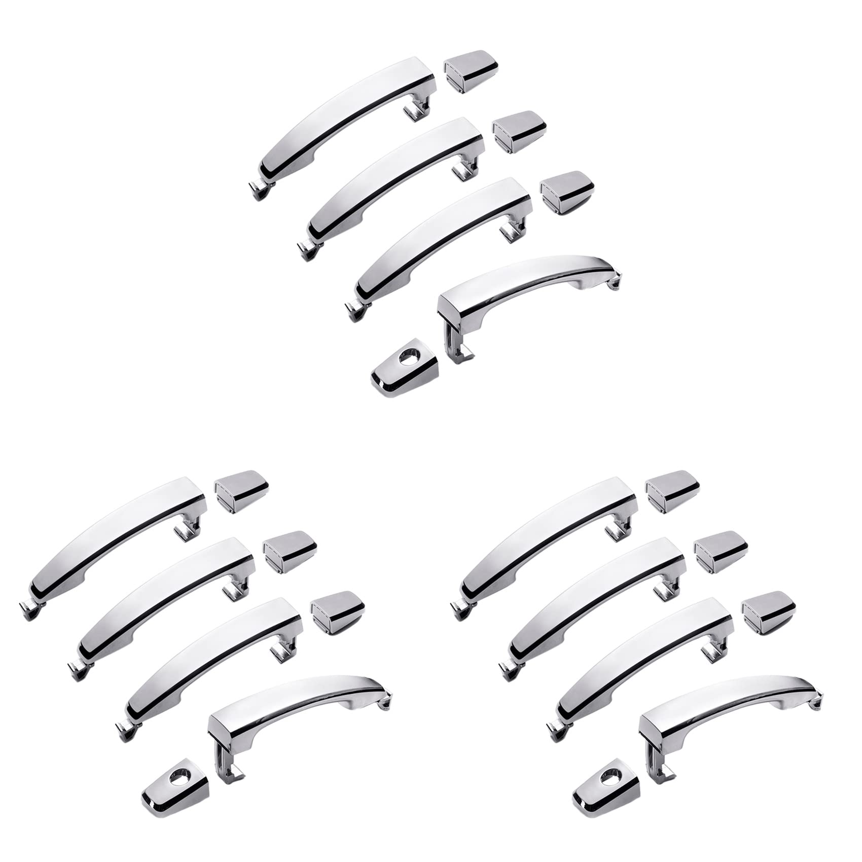 Couvercles de poignée de porte ABS pour masquer rayures Captiva