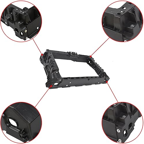 Miniatura 5 de Reemplazo de soporte de radiador para Passat 561805588C9B9 2016-2018 Negro