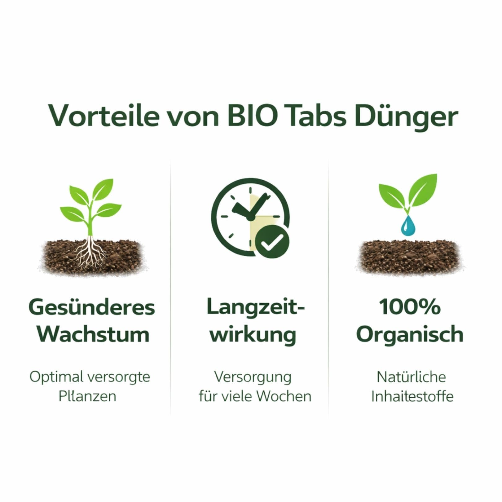 Weedness BioTabs 100 Stück - Naturdünger Grow Flüssig Bio Orchideen Bonsai Organische Dünger