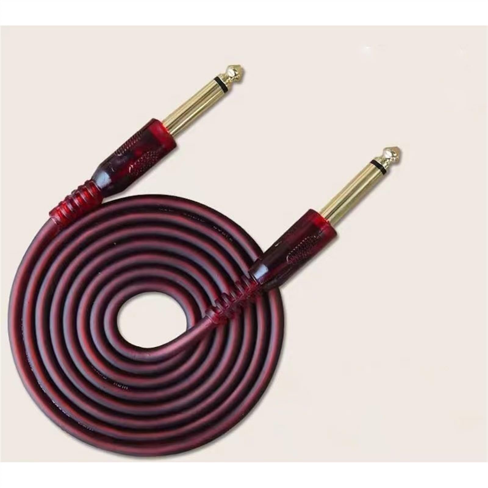 Cables para instrumentos Cable De Macho A Macho Para Guitarra Eléctrica Cable De Conexión Para Teclado Electrónico Cable De Conexión De Cable Blando Para Micrófono(1.5m)