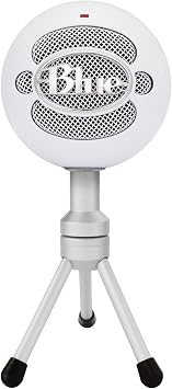 Blue Microphones USB Microphone, Compatible with Windows/Mac, Snowball iCE USB Microphone, White